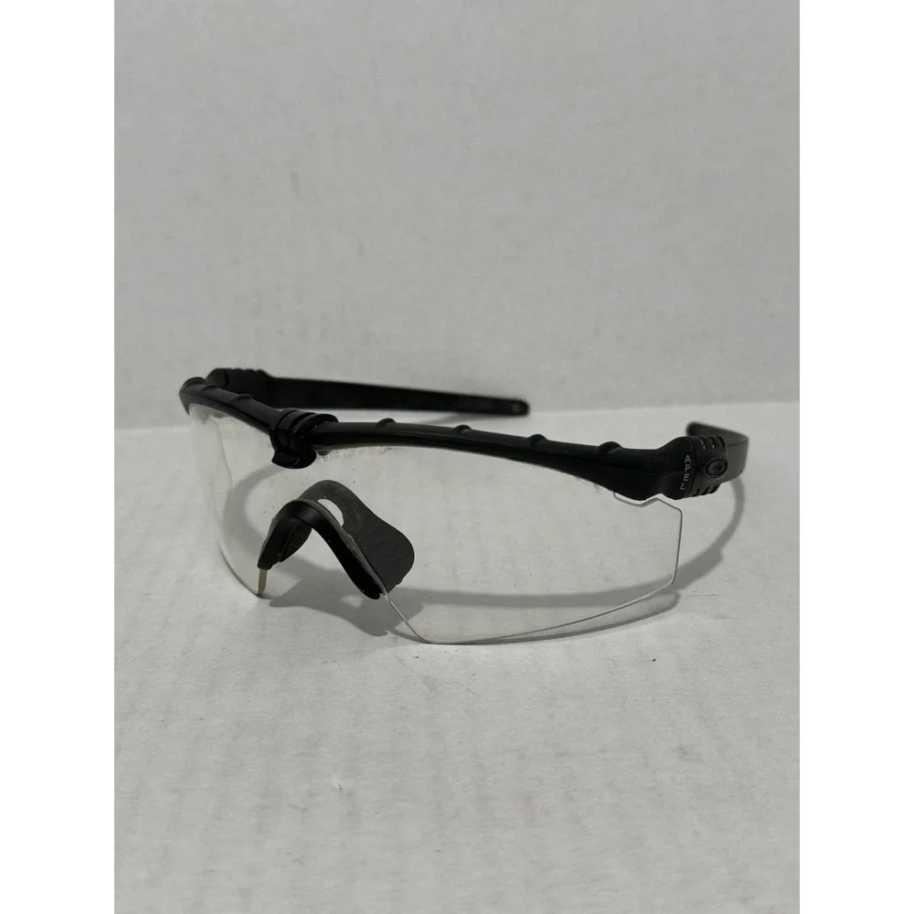 Oakley SI M Frame 3.0 Mens OS Black Clear Ballistic Safety Sunglasses Z87+ APEL